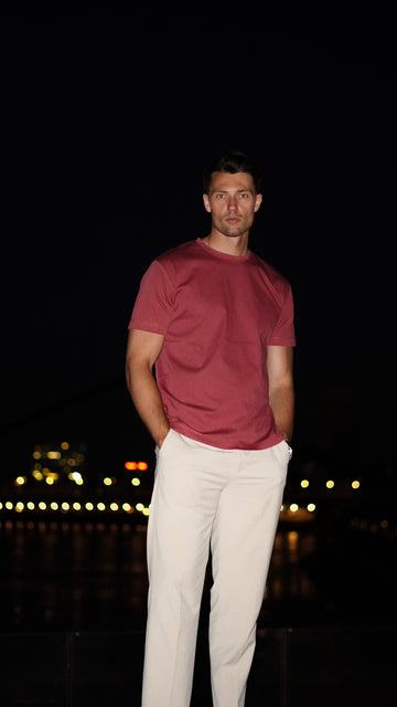 Sandro ™ | Bordeaux Rose T-shirt